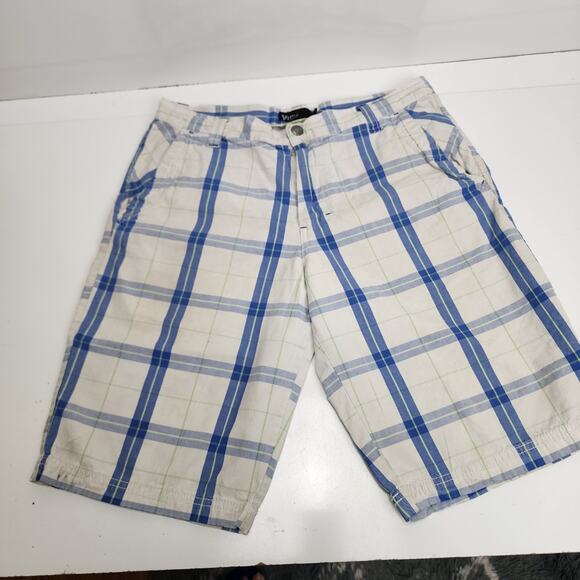 Vintage Y2K VURT Plaid Board Shorts Sold at Pac Sun Skater Surfer Style Men's 33 - Picture 1 of 7